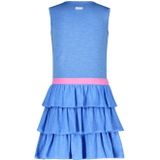 B.Nosy midi jurk met glitter lichtblauw