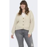 ONLY CARMAKOMA - Vest - V-Hals - Lange Mouwen - Regular Fit