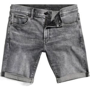 G-Star RAW 3301 slim fit denim short faded grey neblina