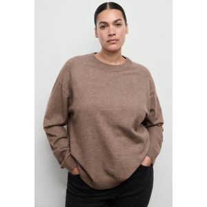 Mango gebreide trui beige