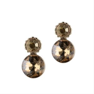 Otazu gold plated oorbellen met Swarovski kristallen Ophelia