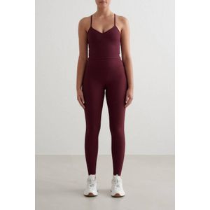 Aim'n - Sportbroek - Wijnrood - 7/8 Lengte - Skinny