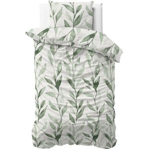 Sleeptime - Dekbedovertrek Urban Greenhouse - Groen - 140x200x220 + 1 Kussensloop 60x70