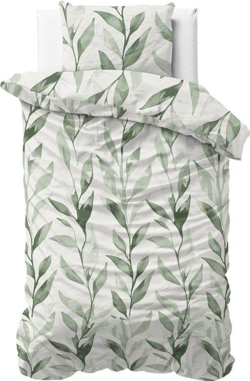 Sleeptime - Dekbedovertrek Urban Greenhouse - Groen - 140x200x220 + 1 Kussensloop 60x70