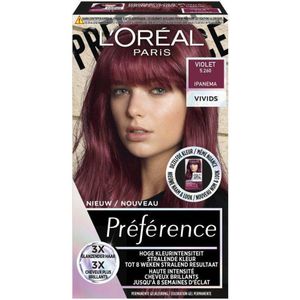 L'Oréal Paris Préférence Preference Vivids 5.260 - Violet Ipanema- Permanente Haarkleuring
