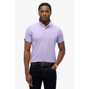 Superdry regular polo lila