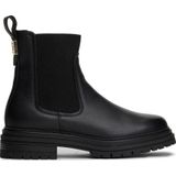 Tommy Hilfiger - TH Plaque Pebble Chelsea - Winterlaarzen - Zwart