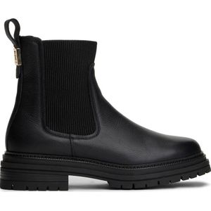 Tommy Hilfiger - TH Plaque Pebble Chelsea - Winterlaarzen - Zwart