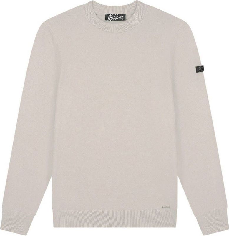 Malelions - Knitted Crewneck - Sand - Gebreide Trui