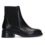 Sacha leren chelsea boots zwart