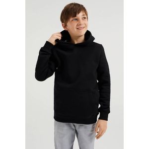 WE Fashion Blue Ridge unisex hoodie zwart