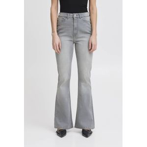 ICHI high waist flared jeans grey denim