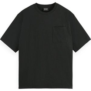 Scotch & Soda oversized T-shirt zwart