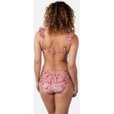 Barts bikinibroekje Akamu koraalrood/wit