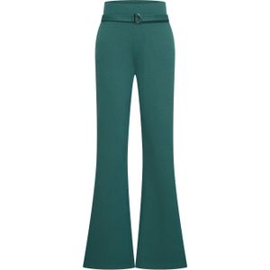 Expresso flared regular waist broek donkergroen