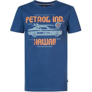 Petrol Industries T-shirt met logo blauw