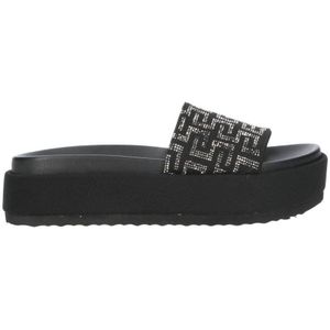 Steve Madden slippers zwart