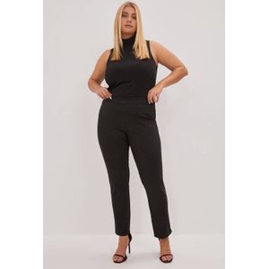 Mat Fashion regular fit broek zwart