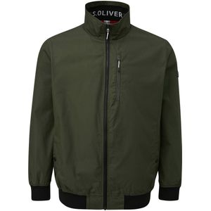 s.Oliver Big Size jas Plus Size met logo kaki