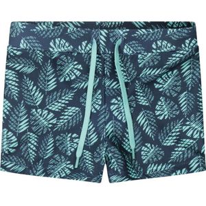 Dirkje zwemshort donkerblauw/aquablauw