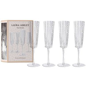 Laura Ashley Giftset 4 Champagneglazen Helder (21 cl)