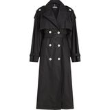 Tommy Hilfiger trenchcoat jas met ceintuur zwart