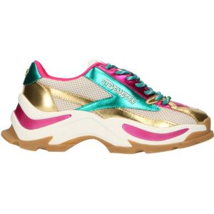 Steve Madden Zoomz sneakers fuchsia/goud