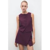 MANGO - CANDELA - Gilet - Wijnrood