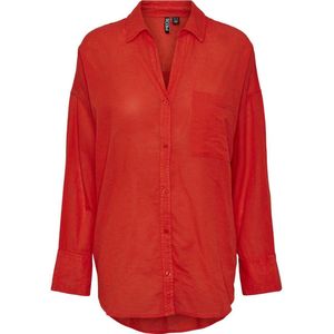 PIECES blouse PCMATINKA rood