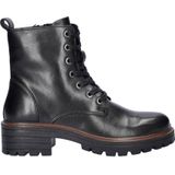 Nelson - Veterboots - Dames - Leer - Uitneembaar Voetbed - Lichtgewicht Rubberzool