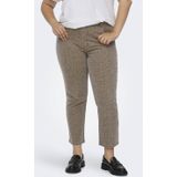 ONLY CARMAKOMA - Straight Leg Jeans - Panterprint - Beige