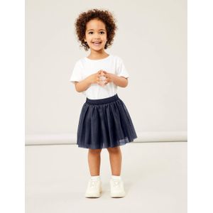 NAME IT MINI rok NMFNUTULLE van gerecycled polyester donkerblauw