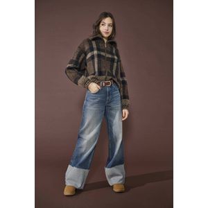 ONLY - ONLBAKERLOO - Jeans - Medium Blue Denim - High Waist Wide Leg