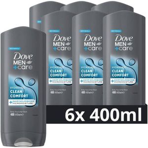 Dove Men+Care Clean Comfort 3-in-1 douchegel - 6 x 400 ml
