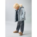 Mango Kids winterjas lichtblauw