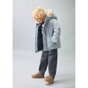 Mango Kids winterjas lichtblauw