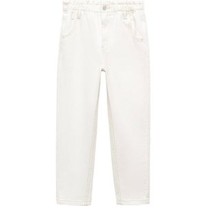 Mango Kids straight fit jeans ecru