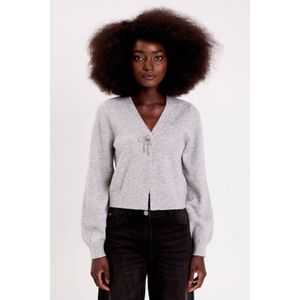 Cache Cache gebreid vest lichtgrijs