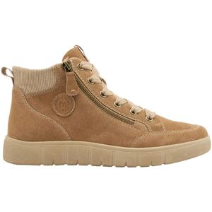 Medicus comfort suède sneakers cognac