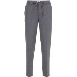 WE Fashion regular fit chino grey melange