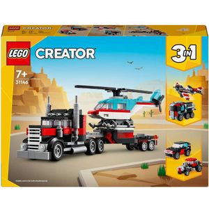 LEGO Creator 3in1 Truck met helikopter - 31146