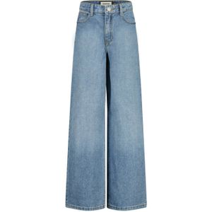 Raizzed high waist wide leg jeans medium blue denim