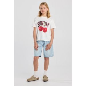 America Today T-shirt wit/rood