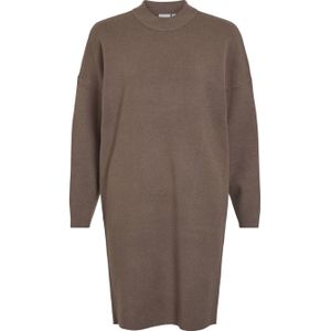 VILA jurk gebreid bruin