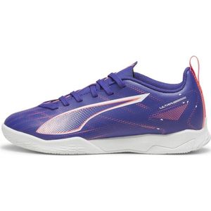 Puma Ultra 5 Play junior zaalvoetbalschoenen kobaltblauw/wit/koraalrood