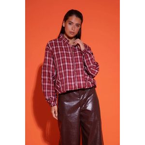 Studio Amaya - Check Bomber - Rood Geruit - Bomberjas