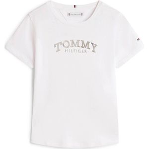 TOMMY HILFIGER Shirt  knalrood / zilver