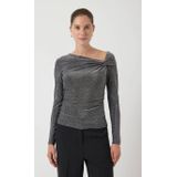 Y.A.S. - Blouse Starla - Antraciet - Dames