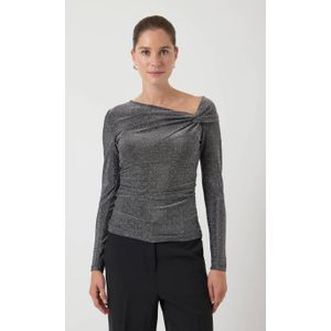 Y.A.S. - Blouse Starla - Antraciet - Dames