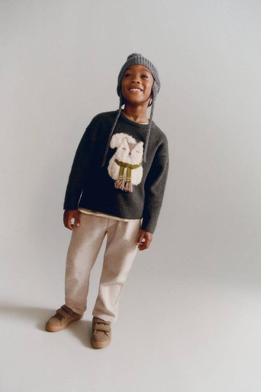 Mango - Kids Sneaker - Zwart - Duurzaam Textiel